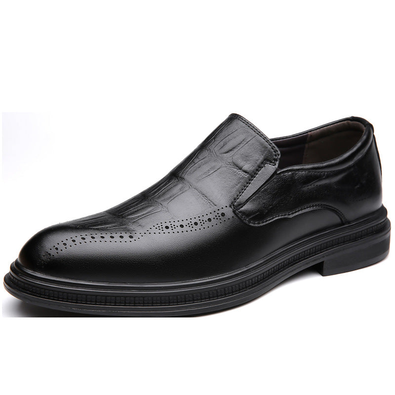 Adrian – Men's British-Style Pointed Leather Shoes