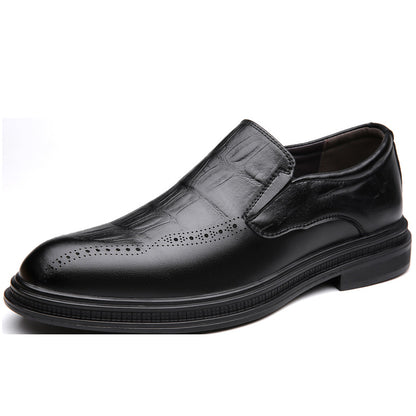 Adrian – Men's British-Style Pointed Leather Shoes