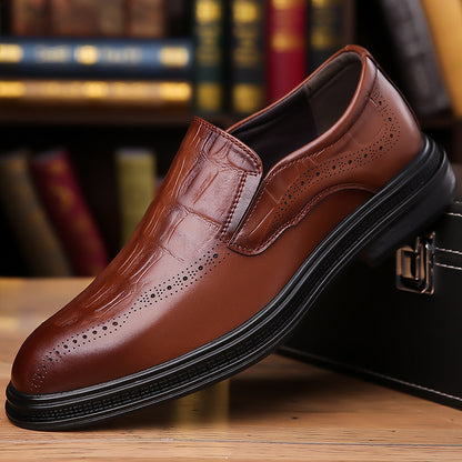 Adrian – Men's British-Style Pointed Leather Shoes