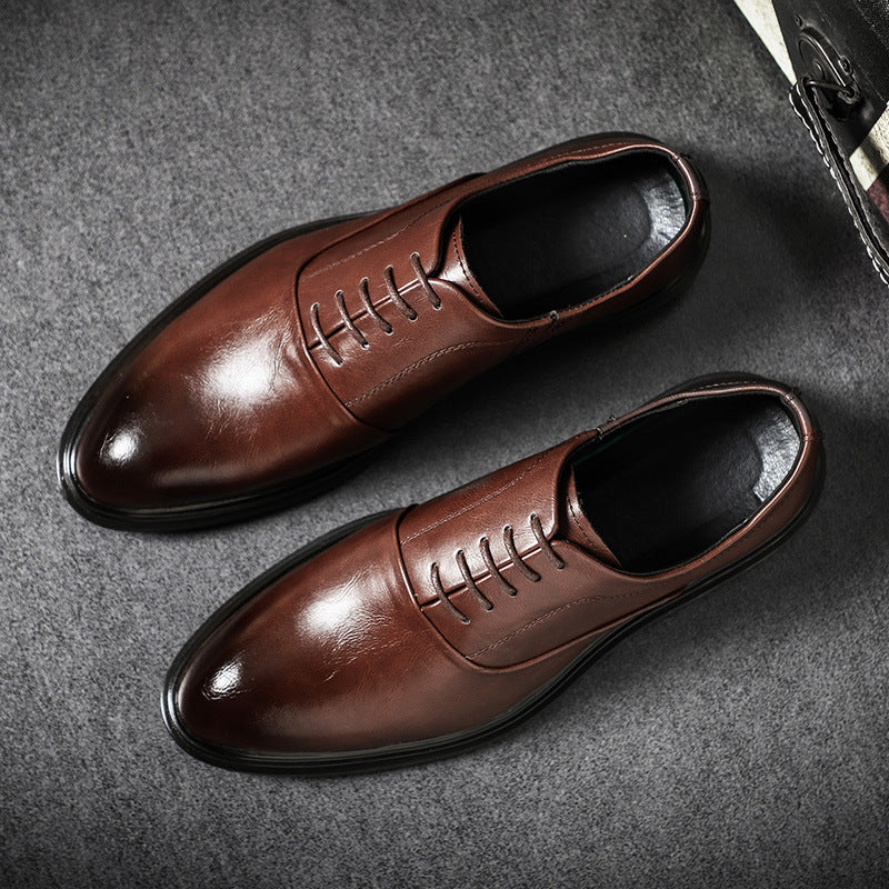 Julian – Men's Pointed Business Leather Shoes