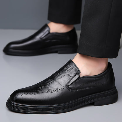 Adrian – Men's British-Style Pointed Leather Shoes