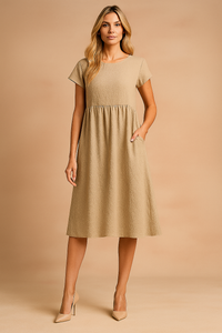 Airy Midi Summer Dress for Women - Stylish and Comfortable Casual Wear
