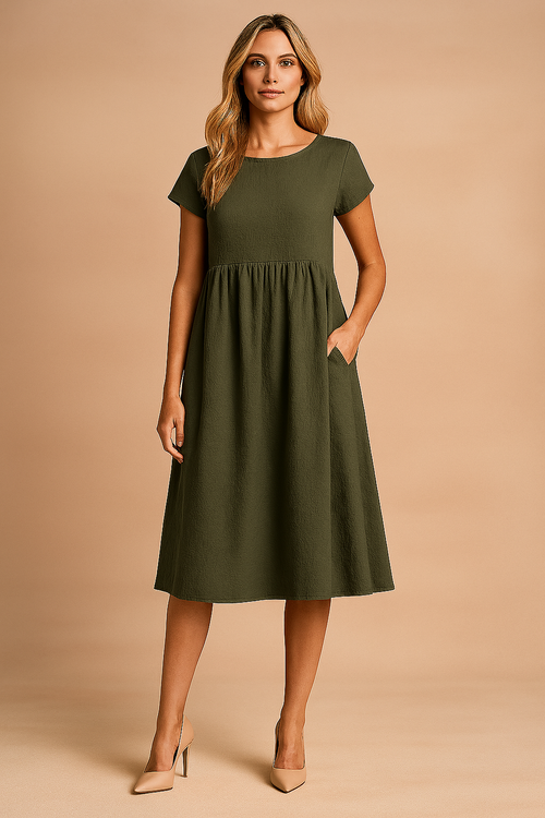 Airy Midi Summer Dress for Women - Stylish and Comfortable Casual Wear