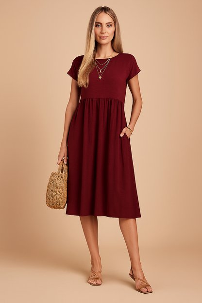 Airy Midi Summer Dress for Women - Stylish and Comfortable Casual Wear