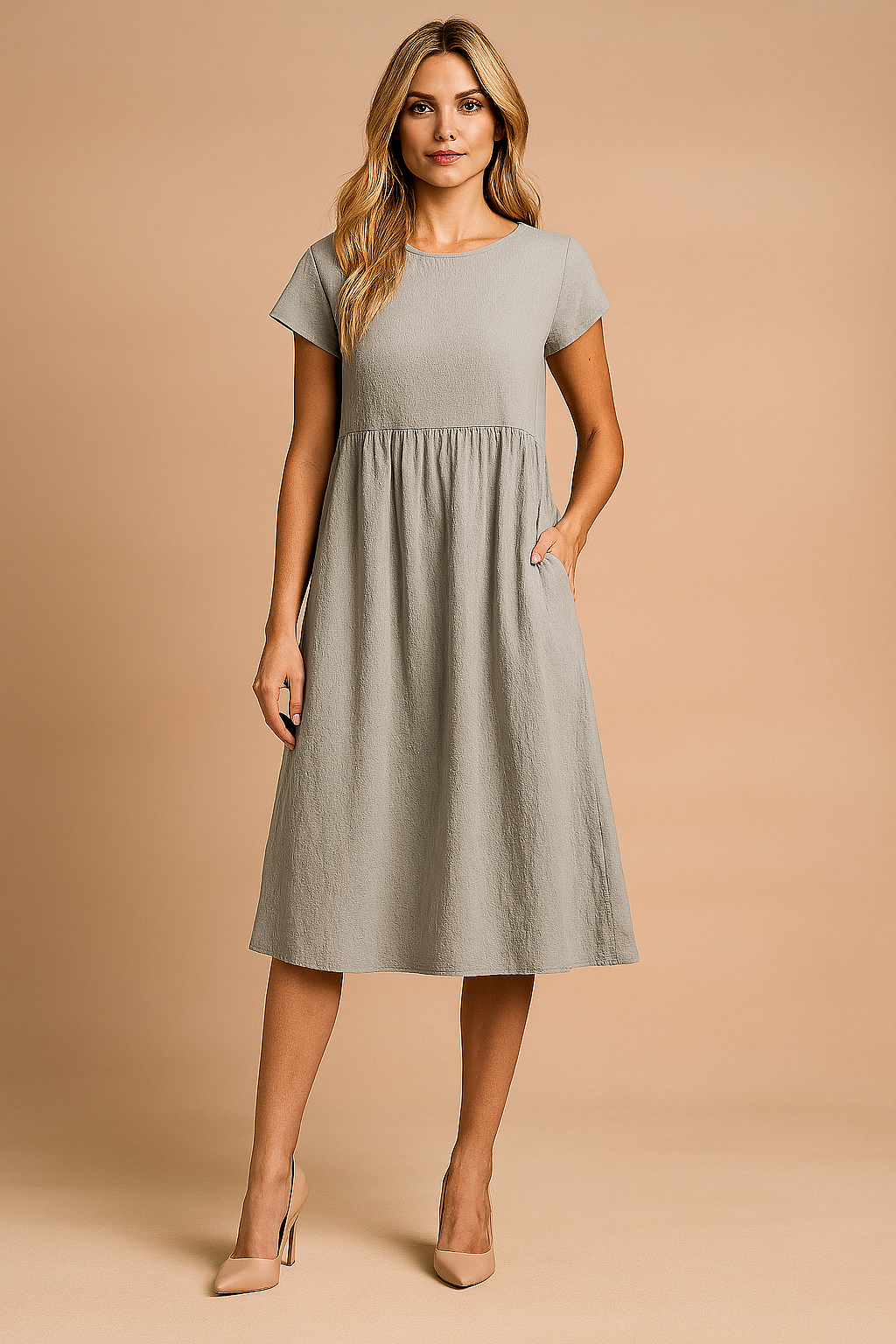 Airy Midi Summer Dress for Women - Stylish and Comfortable Casual Wear