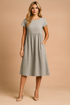 Airy Midi Summer Dress for Women - Stylish and Comfortable Casual Wear