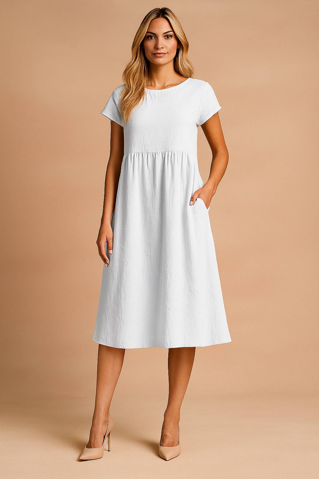 Airy Midi Summer Dress for Women - Stylish and Comfortable Casual Wear