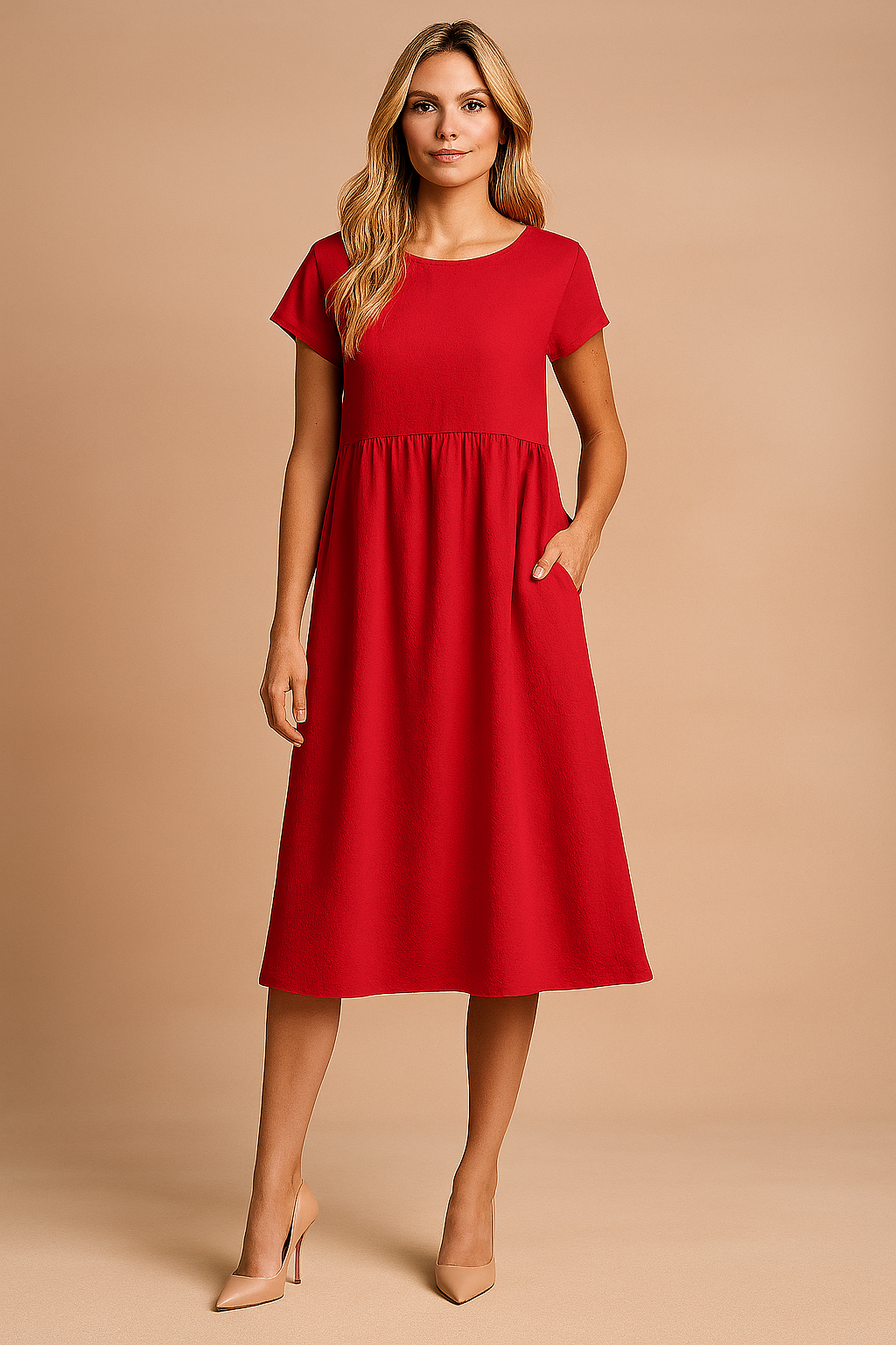 Airy Midi Summer Dress for Women - Stylish and Comfortable Casual Wear