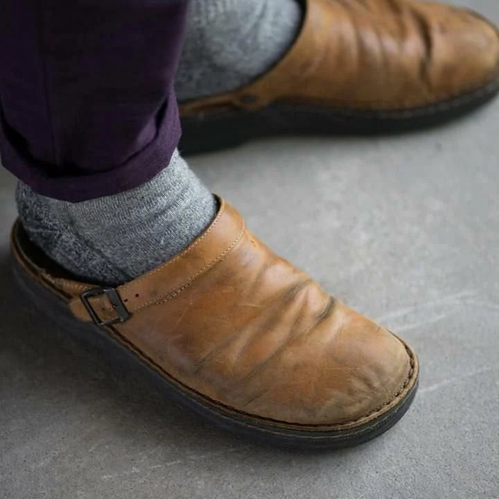 Comfortable Orthopedic Mules for Men - All-Day Support and Relief
