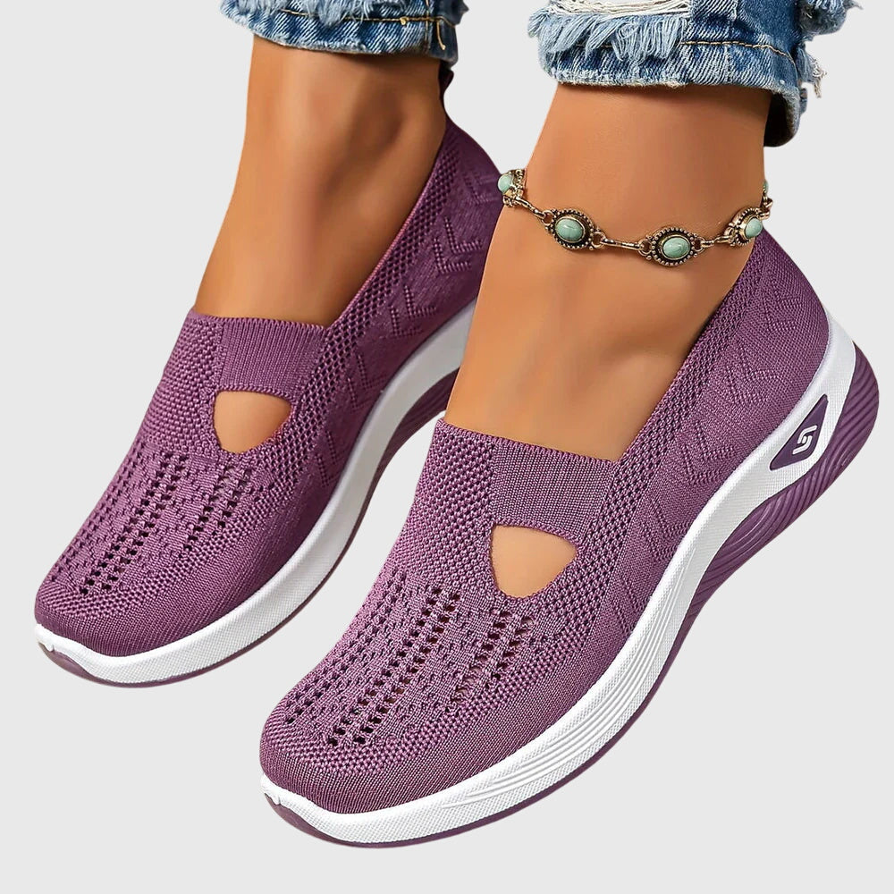 Comfortable Orthopedic Slip-On Shoes for Women - Stylish Supportive Footwear