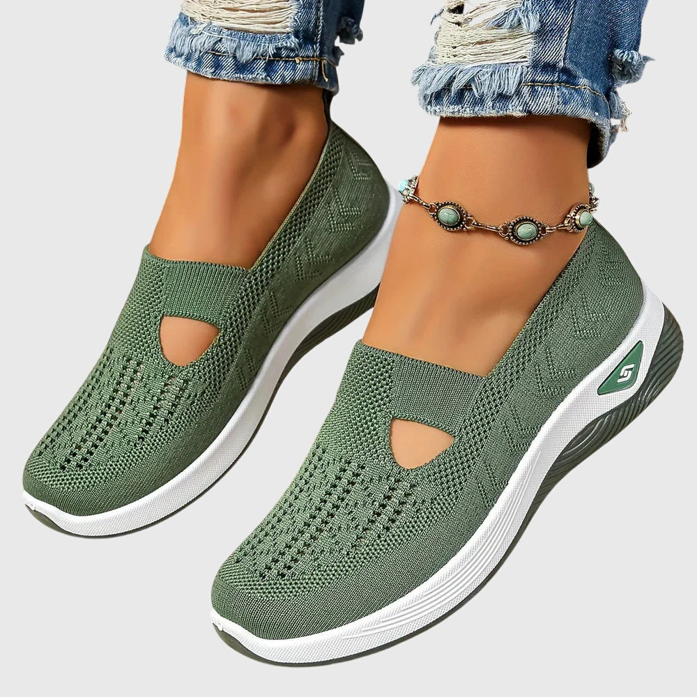 Comfortable Orthopedic Slip-On Shoes for Women - Stylish Supportive Footwear