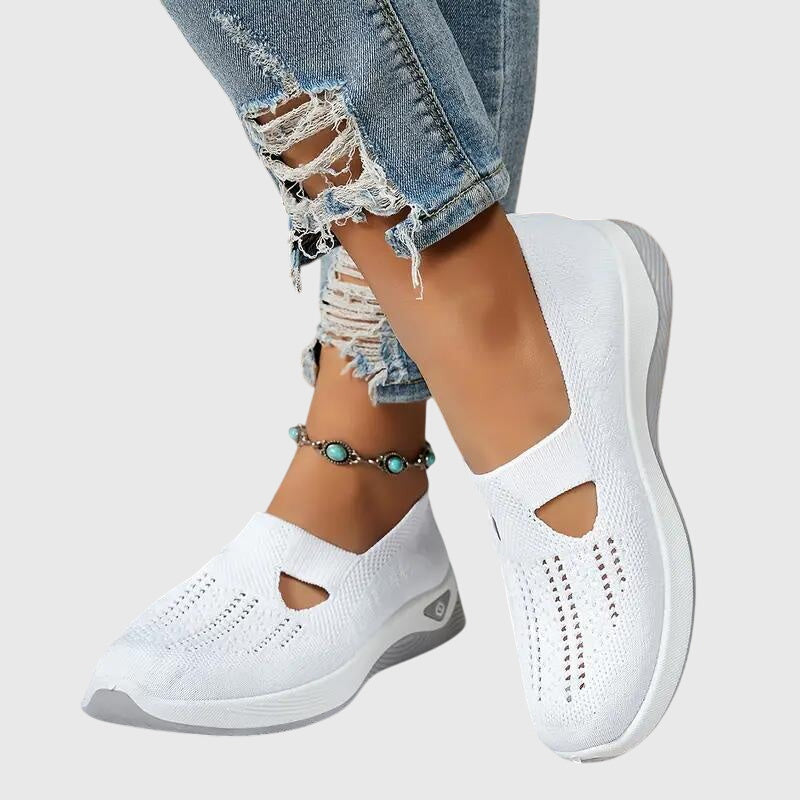 Comfortable Orthopedic Slip-On Shoes for Women - Stylish Supportive Footwear