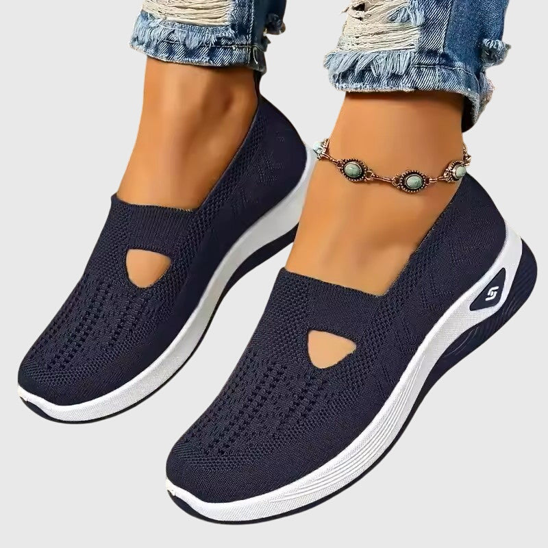Comfortable Orthopedic Slip-On Shoes for Women - Stylish Supportive Footwear