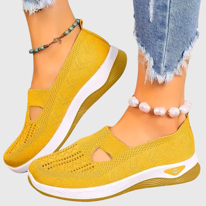 Comfortable Orthopedic Slip-On Shoes for Women - Stylish Supportive Footwear