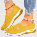 Comfortable Orthopedic Slip-On Shoes for Women - Stylish Supportive Footwear