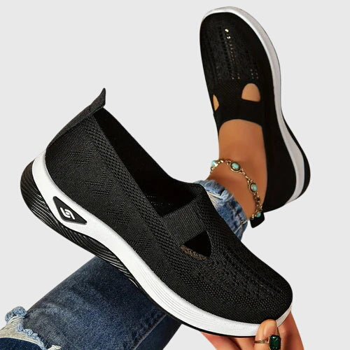 Comfortable Orthopedic Slip-On Shoes for Women - Stylish Supportive Footwear