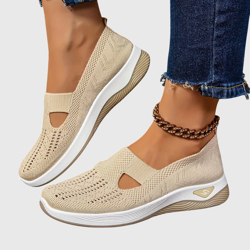 Comfortable Orthopedic Slip-On Shoes for Women - Stylish Supportive Footwear