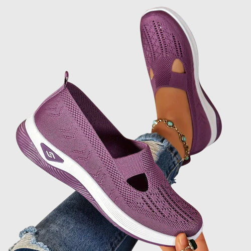 Comfortable Orthopedic Slip-On Shoes for Women - Stylish Supportive Footwear
