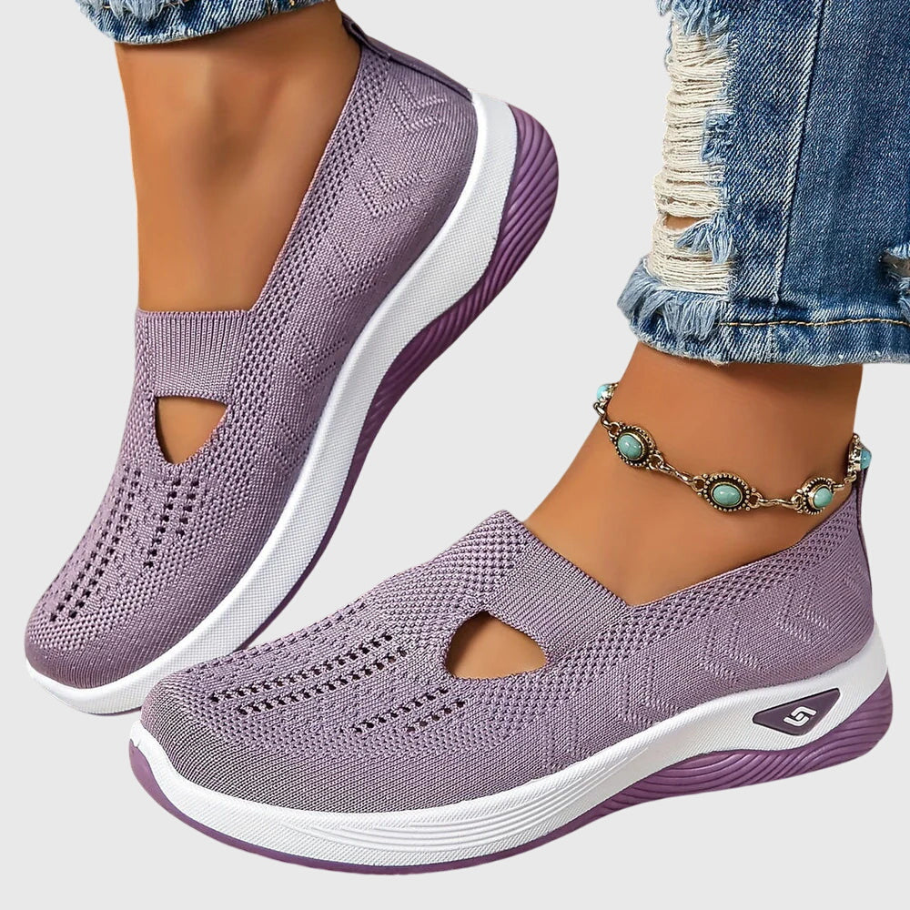 Comfortable Orthopedic Slip-On Shoes for Women - Stylish Supportive Footwear
