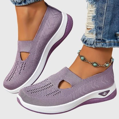Comfortable Orthopedic Slip-On Shoes for Women - Stylish Supportive Footwear