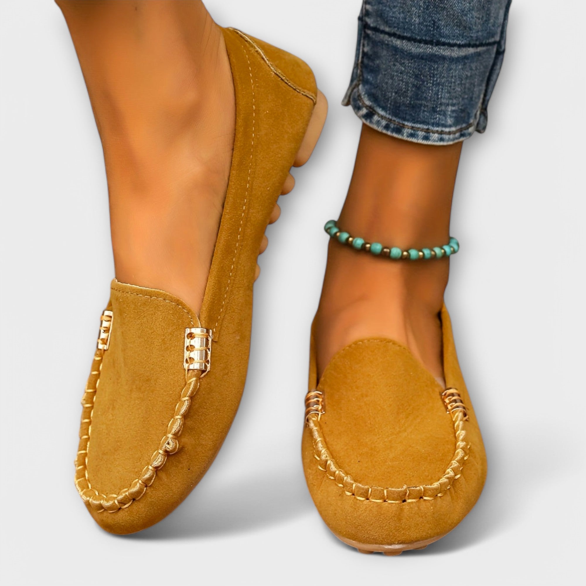 Comfortable Women Moccasin Slip-On Shoes for Casual Style