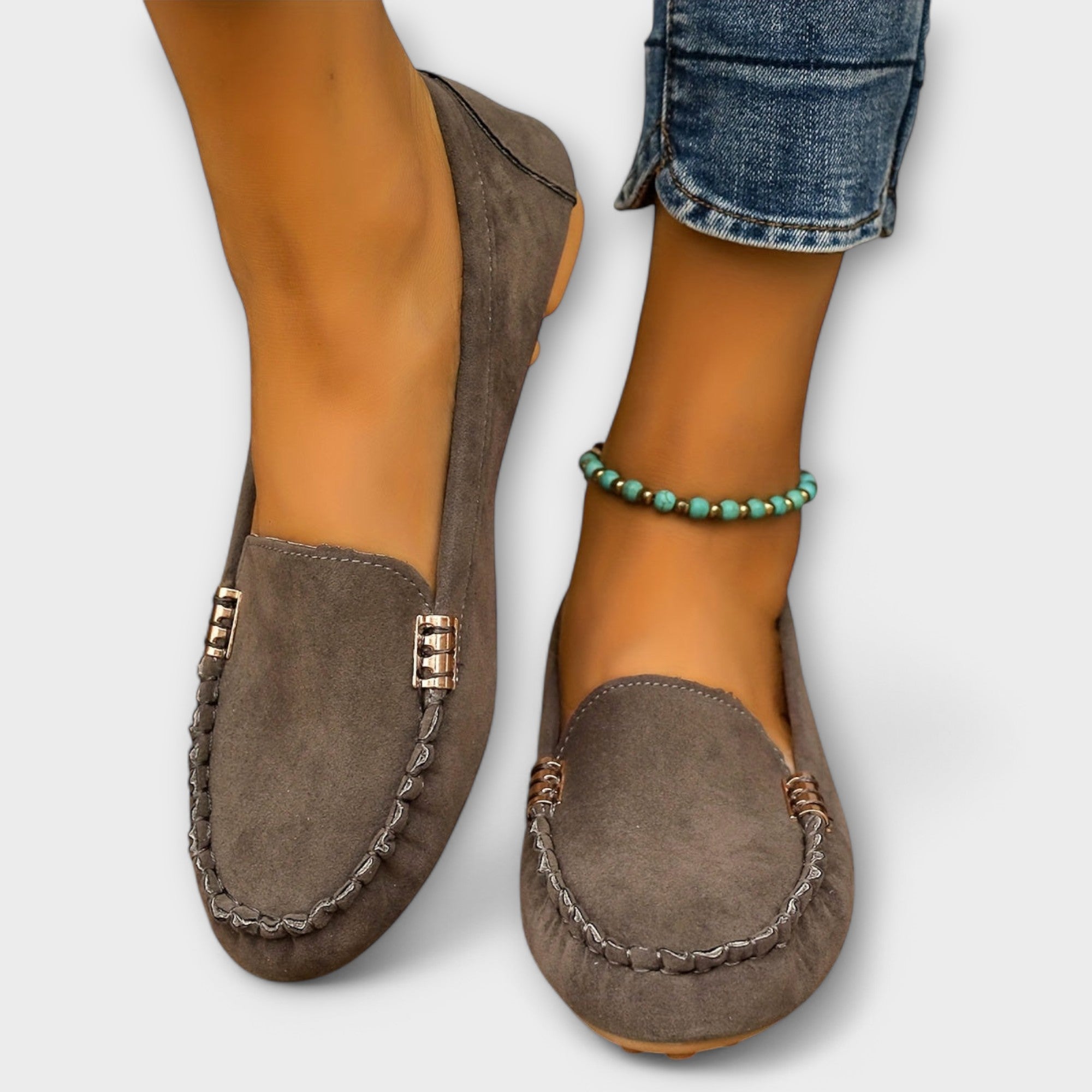 Comfortable Women Moccasin Slip-On Shoes for Casual Style