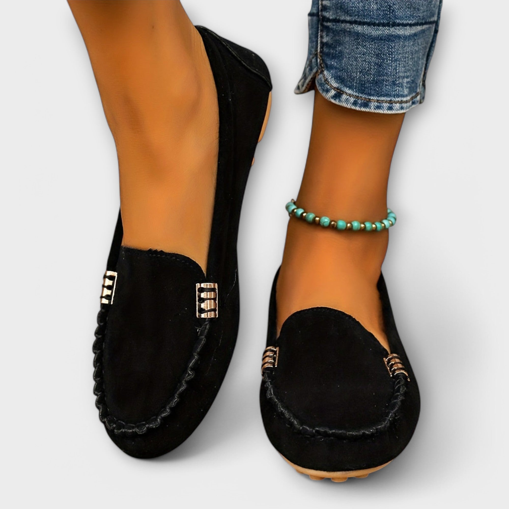 Comfortable Women Moccasin Slip-On Shoes for Casual Style