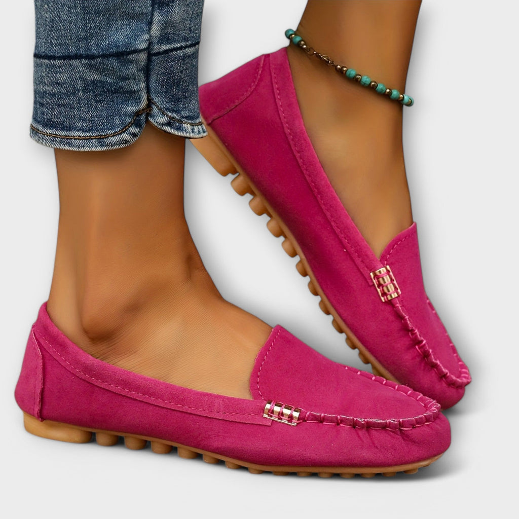 Comfortable Women Moccasin Slip-On Shoes for Casual Style