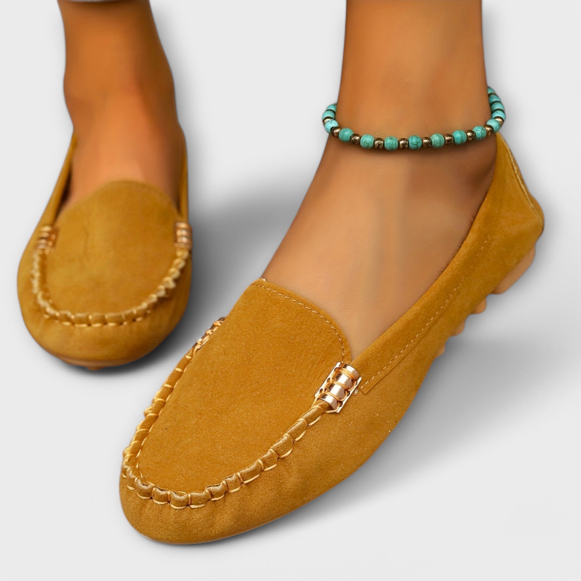 Comfortable Women Moccasin Slip-On Shoes for Casual Style