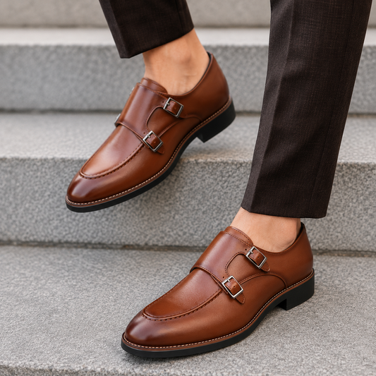 Darren - Men's Slip-On Leather Shoes