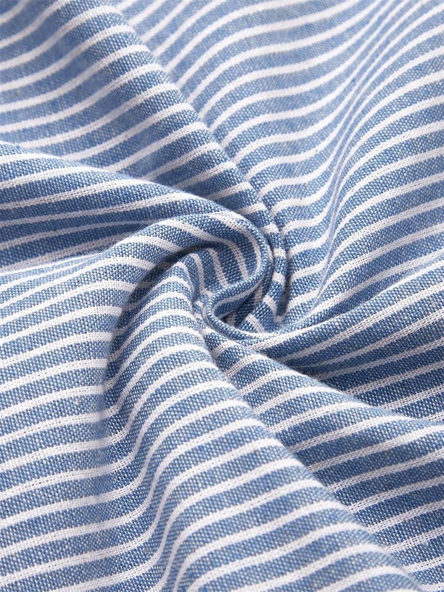 Elegant Striped Midi Dress for Women - Perfect for Summer Outings
