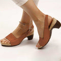 Elegant Women's Sandals - Orthopedic Design with Adjustable Strap for All-Day Comfort