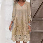 Floral Midi Dress for Women - Elegant Summer Style