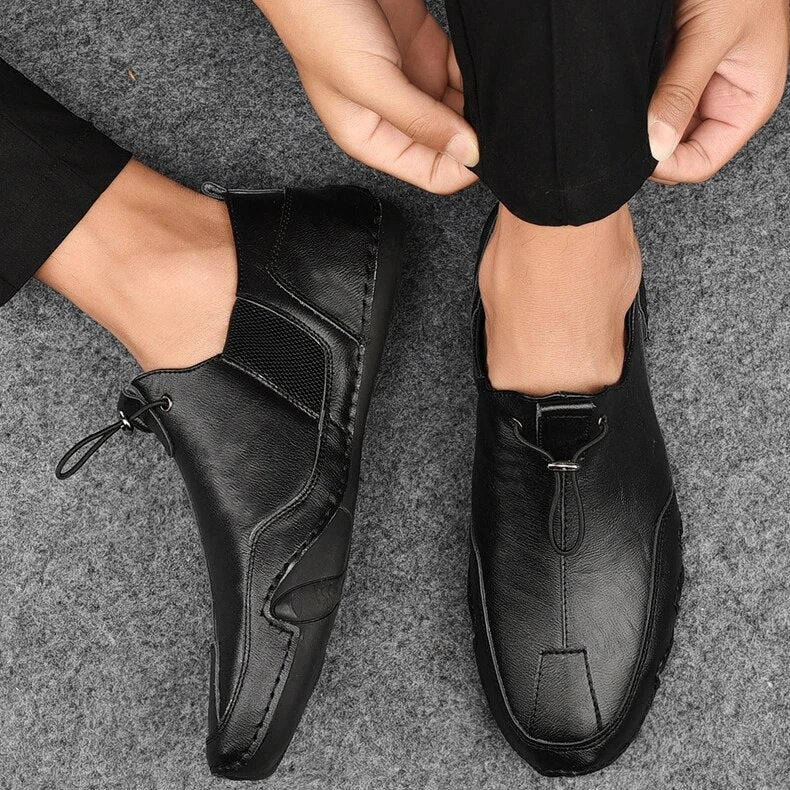 Men's Casual Orthopedic Shoes for All-Day Comfort, Ergonomic Support, Lightweight, Slip-On Design, Versatile for Work and Leisure