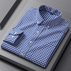 Men's Dress Shirt - Classic Oxford Button-Up for Business Casual Style