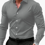 Men's Dress Shirt Slim-Fit Classic Style for Versatile Business and Casual Wear