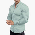 Men's Dress Shirt Slim-Fit Classic Style for Versatile Business and Casual Wear