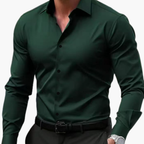Men's Dress Shirt Slim-Fit Classic Style for Versatile Business and Casual Wear