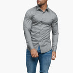 Men's Dress Shirt Slim-Fit Classic Style for Versatile Business and Casual Wear