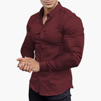 Men's Dress Shirt Slim-Fit Classic Style for Versatile Business and Casual Wear
