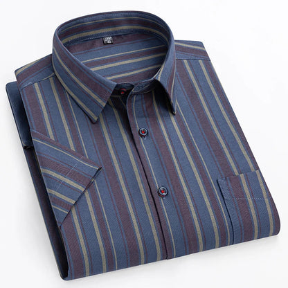 Men's Short-Sleeve Summer Shirt - Lightweight Casual Style for Warm Weather - Perfect for Everyday Wear and Summer Outings
