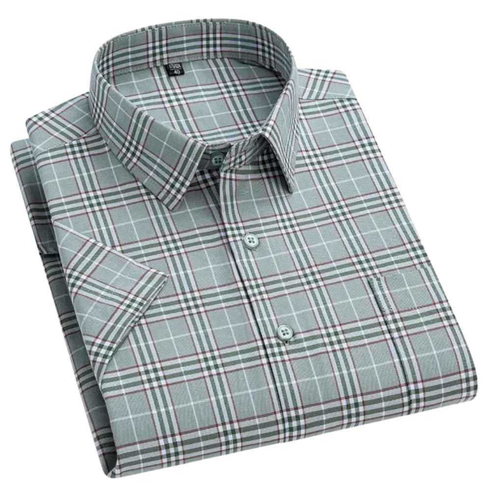 Men's Short-Sleeve Summer Shirt - Lightweight Casual Style for Warm Weather - Perfect for Everyday Wear and Summer Outings
