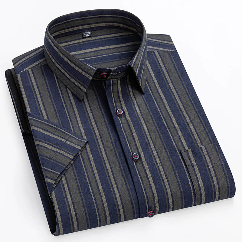 Men's Short-Sleeve Summer Shirt - Lightweight Casual Style for Warm Weather - Perfect for Everyday Wear and Summer Outings