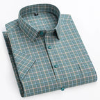 Men's Short-Sleeve Summer Shirt - Lightweight Casual Style for Warm Weather - Perfect for Everyday Wear and Summer Outings