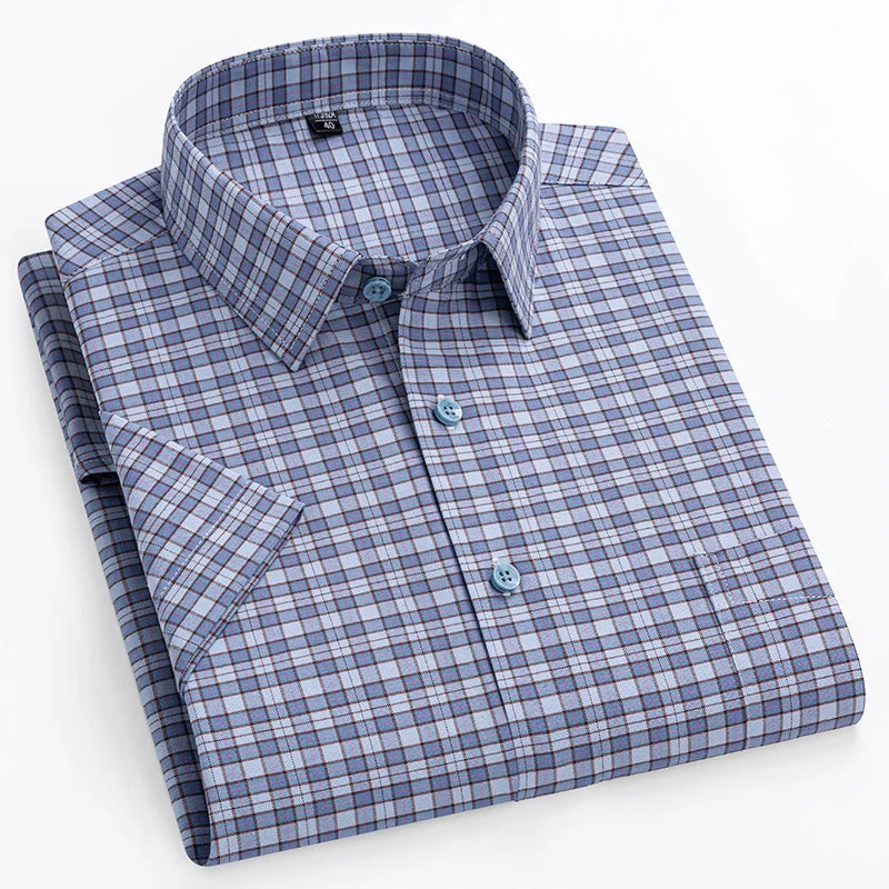 Men's Short-Sleeve Summer Shirt - Lightweight Casual Style for Warm Weather - Perfect for Everyday Wear and Summer Outings