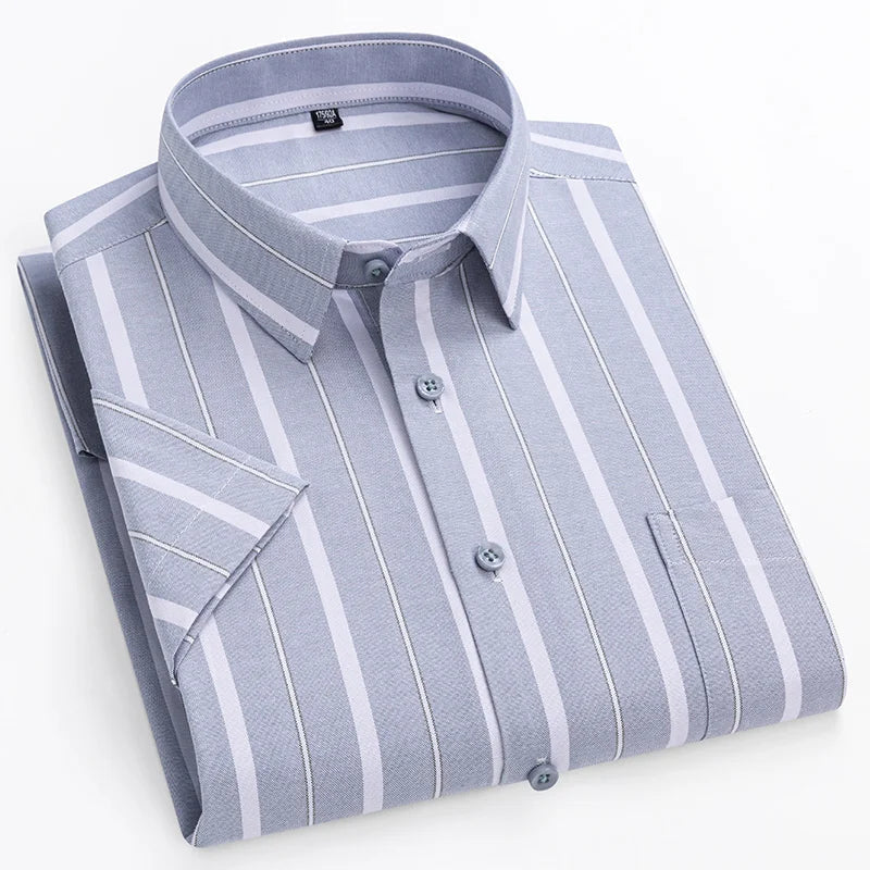 Men's Short-Sleeve Summer Shirt - Lightweight Casual Style for Warm Weather - Perfect for Everyday Wear and Summer Outings