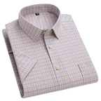 Men's Short-Sleeve Summer Shirt - Lightweight Casual Style for Warm Weather - Perfect for Everyday Wear and Summer Outings