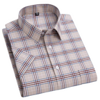 Men's Short-Sleeve Summer Shirt - Lightweight Casual Style for Warm Weather - Perfect for Everyday Wear and Summer Outings