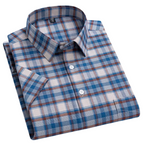 Men's Short-Sleeve Summer Shirt - Lightweight Casual Style for Warm Weather - Perfect for Everyday Wear and Summer Outings