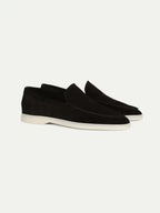 Men's Suede Loafers in Brown - Slip-On Casual and Semi-Formal Footwear for Effortless Style